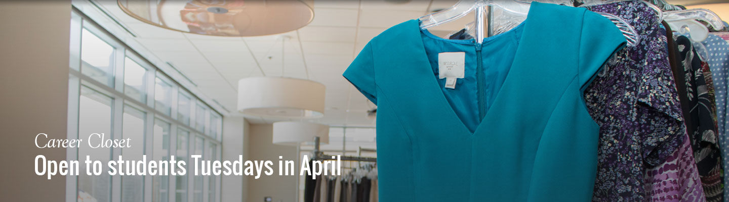 Donate professional clothing to benefit students