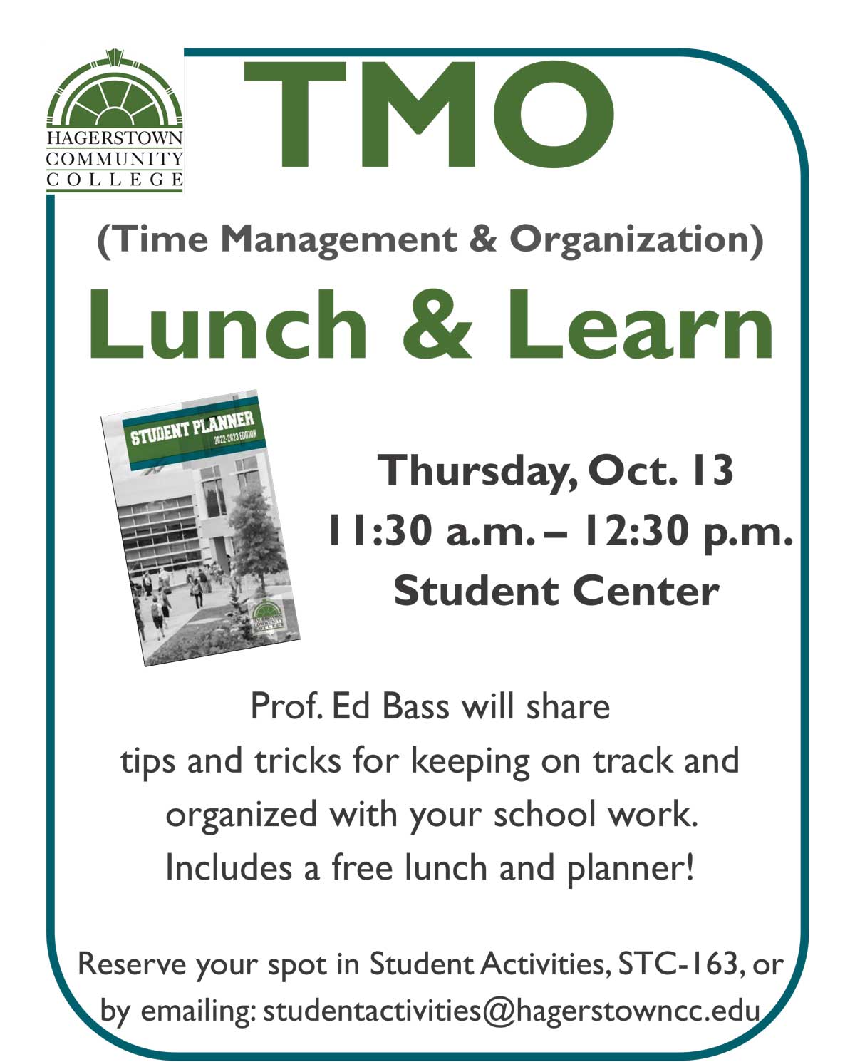 TMO Lunch & Learn flyer