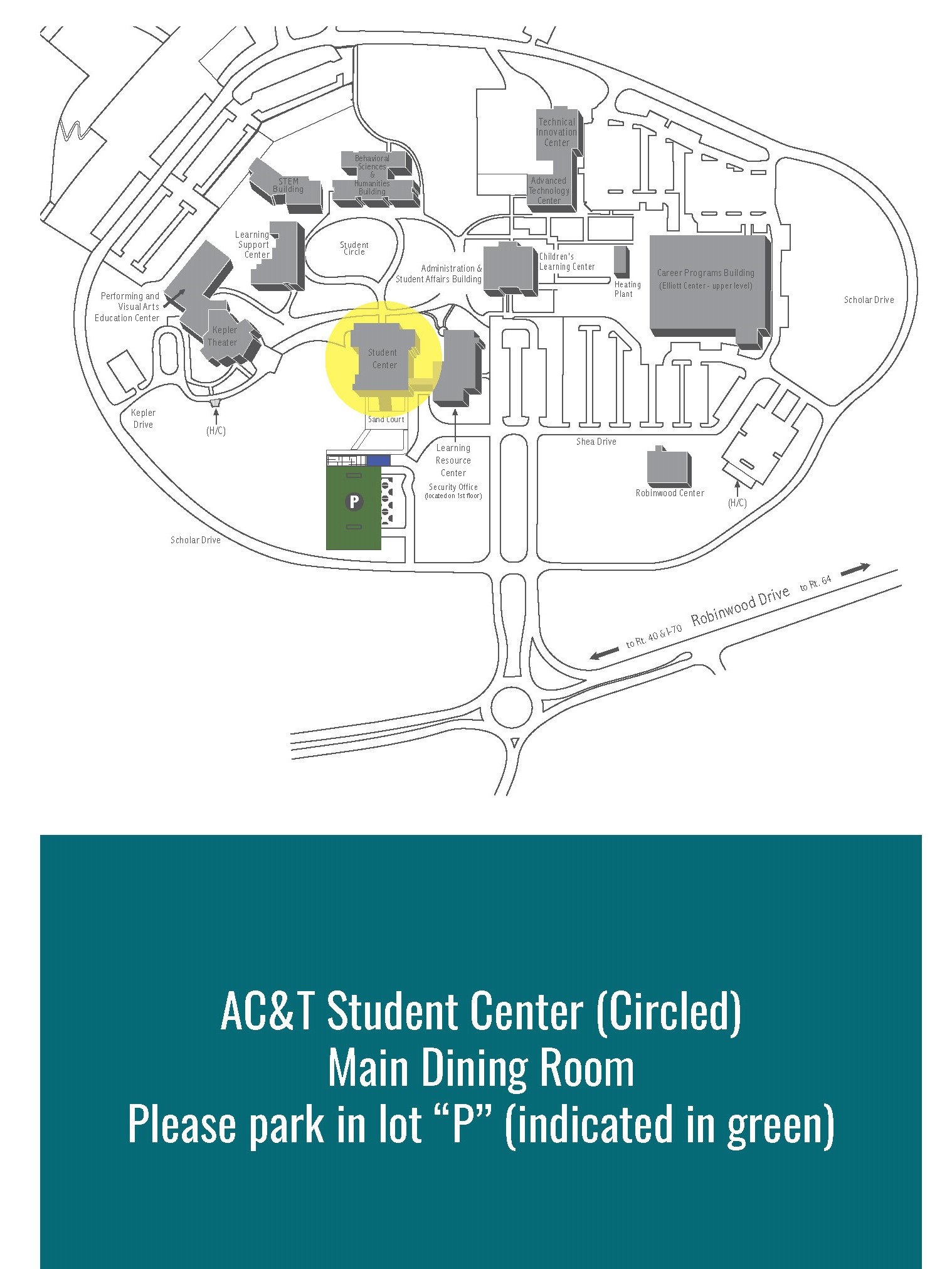 Campaign Donor Appreciation Event Map | Hagerstown Community College