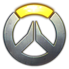 Logo for the video game Overwatch 2