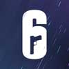 Logo for the video game Rainbow 6