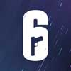 Logo for the video game Rainbow 6